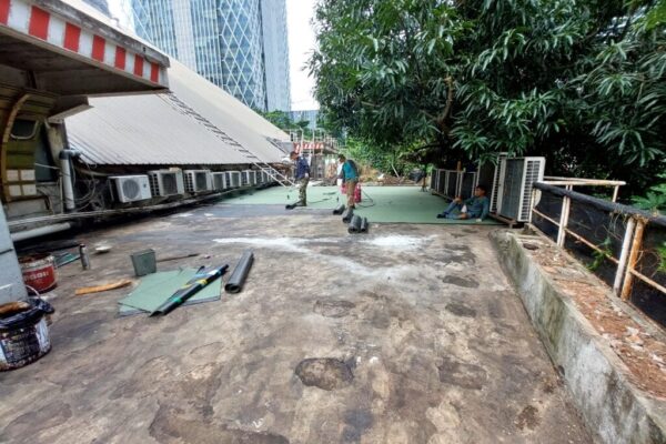 PEKERJAAN WATERPROOFING MEMBRANE DAN INJECTION (3)