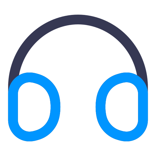 headphone biru